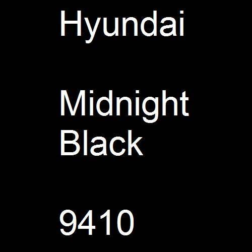 Hyundai, Midnight Black, 9410.